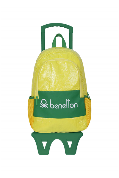 United Colors of Benetton Çekçekli Okul Çantası 70145 Sarı